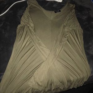 Olive green blouse
